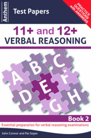 Cover of Anthem Test Papers 11+ and 12+ Verbal Reasoning