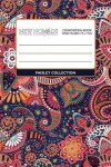 Book cover for Wide Ruled Composition Book - Paisley Collection