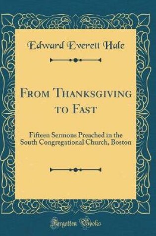 Cover of From Thanksgiving to Fast