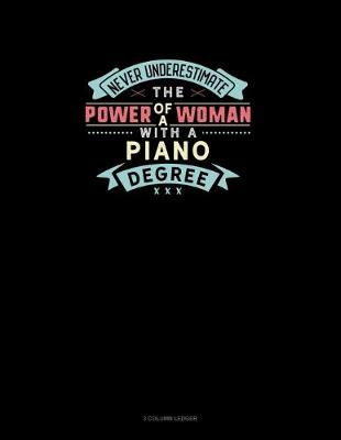 Cover of Never Underestimate The Power Of A Woman With A Piano Degree