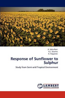 Book cover for Response of Sunflower to Sulphur