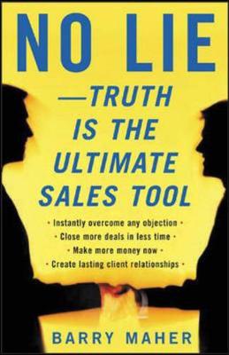 Book cover for No Lie - Truth is the Ultimate Sales Tool