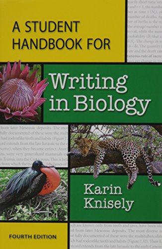 Book cover for A Student Handbook for Writing in Biology & Writer's Help 2.0 for Hacker Handbooks (Twelve Month Access)