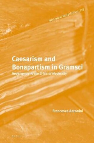 Cover of Caesarism and Bonapartism in Gramsci