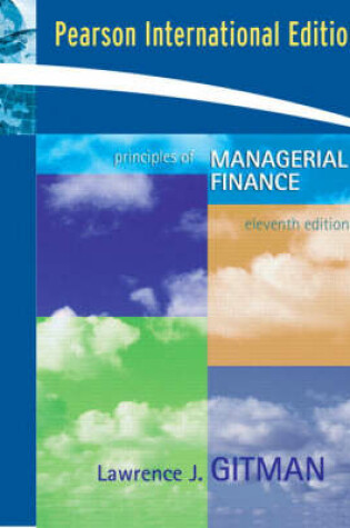 Cover of Principles of Mangerial Finance:International Edition including MyFinanceLab