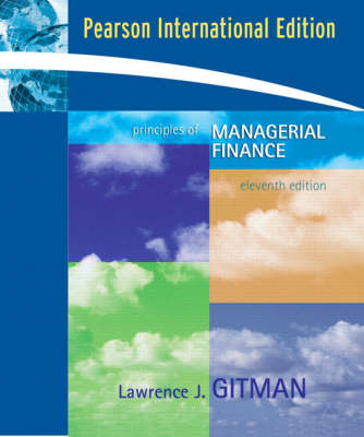 Book cover for Principles of Mangerial Finance:International Edition including MyFinanceLab