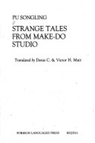 Cover of Strange Tales from Make-Do Studio