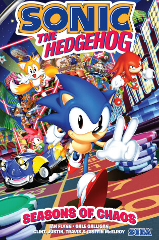 Cover of Sonic the Hedgehog: Seasons of Chaos