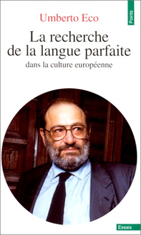 Book cover for Recherche de La Langue Parfaite Dans La Culture Europ'enne(la)