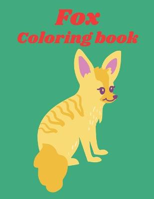 Book cover for Fox Coloring Book