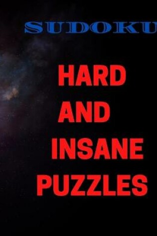 Cover of Sudoku Hard and Insane Puzzles