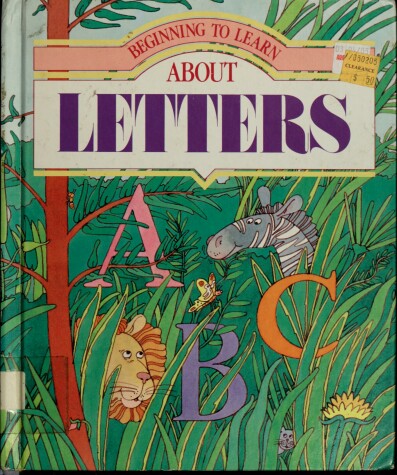 Cover of Beginning to Learn about Letters