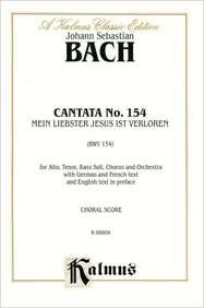 Book cover for Cantata No. 154 -- Mein Liebster Jesus Ist Verloren