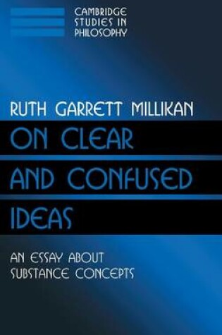 Cover of On Clear and Confused Ideas