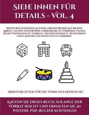 Book cover for Arbeitsblätter für die Vorschulerziehung (Siehe innen für Details - Vol. 4)