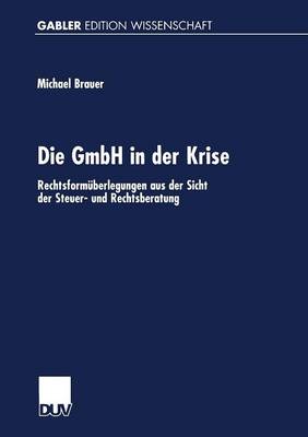 Book cover for Die GmbH in der Krise