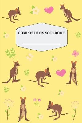 Book cover for Joey Baby Kangaroo Composition Notebook