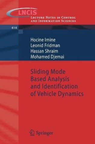 Cover of Sliding Mode Based Analysis and Identification of Vehicle Dynamics