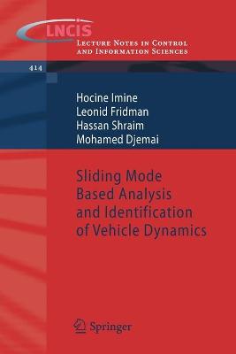 Cover of Sliding Mode Based Analysis and Identification of Vehicle Dynamics