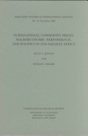 Book cover for International Commodity Prices, Macroeconomic Performance, and Politics