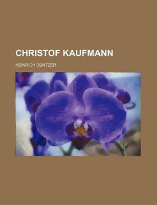 Book cover for Christof Kaufmann