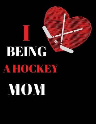 Book cover for I being a hockey mom