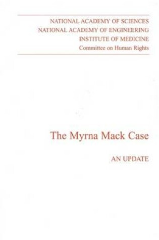 Cover of The Myrna Mack Case