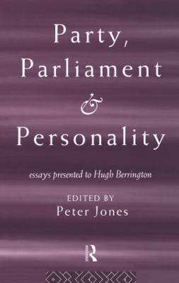 Book cover for Party, Parliament and Personality