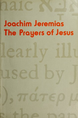 Cover of Prayers of Jesus