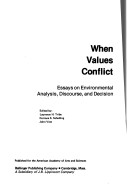 Book cover for When Values Conflict