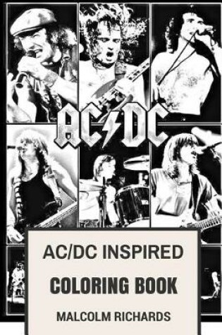 Cover of AC/DC Inspired Coloring Book