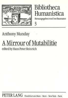 Cover of Mirrour of Mutabilitie