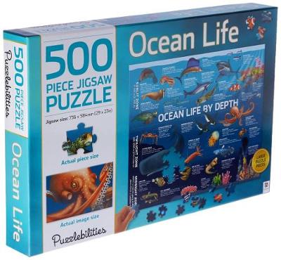 Cover of Ocean Life by Depth 500 Piece Jigsaw Puzzle