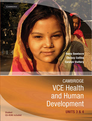 Book cover for Cambridge VCE Health and Human Development Units 3 and 4