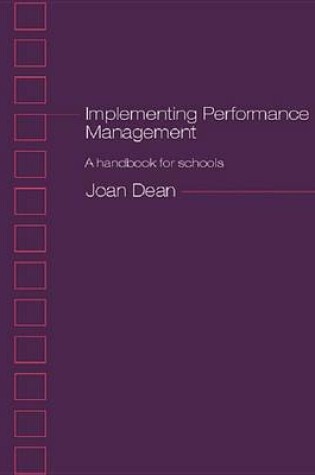 Cover of Implementing Performance Management