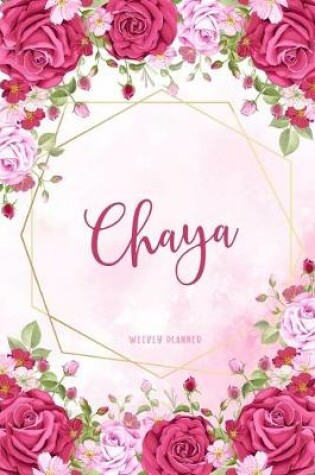 Cover of Chaya Weekly Planner