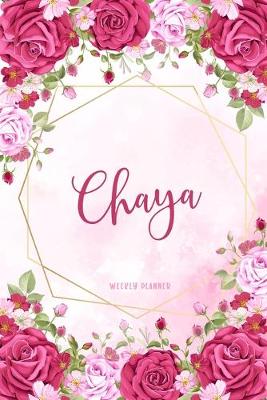 Book cover for Chaya Weekly Planner