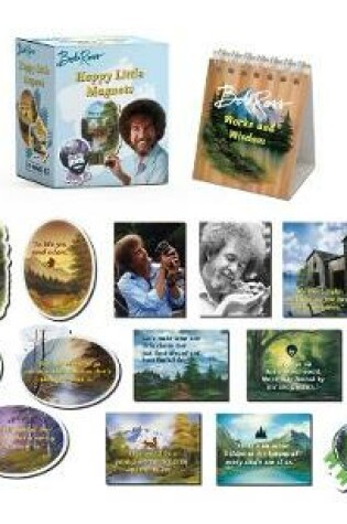 Cover of Bob Ross: Happy Little Magnets