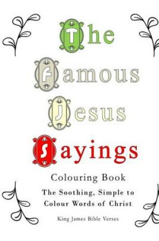 Cover of The Famous Jesus Sayings Colouring Book