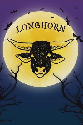 Book cover for Longhorn Steer Notebook Halloween Journal