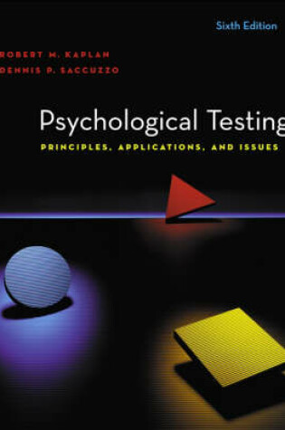 Cover of Psychological Testing