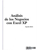 Book cover for Analisis de Los Negocios Con Excel XP