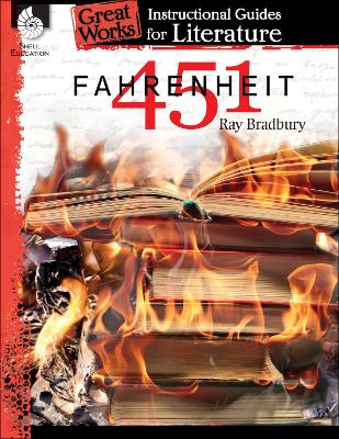 Book cover for Fahrenheit 451