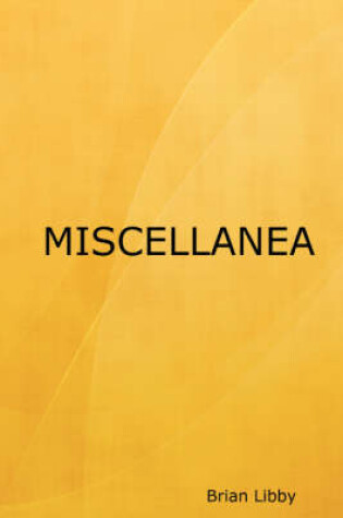 Cover of Miscellanea