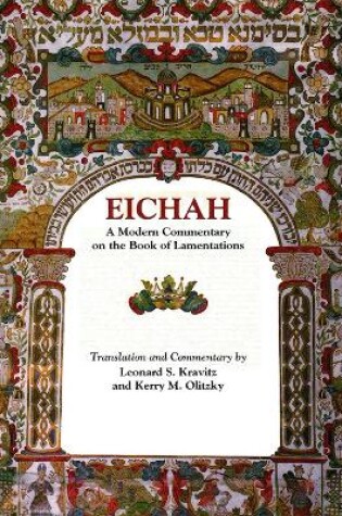 Cover of Eichah on Lamentations