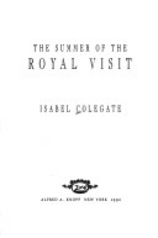 Cover of The Summer of the Royal Visit