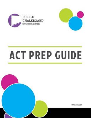 Book cover for Purple Chalkboard ACT Prep