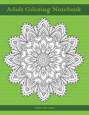 Cover of Adult Coloring Notebook (green edition)