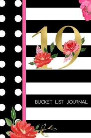 Cover of 19 Bucket List Journal