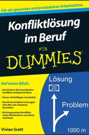 Cover of Konfliktlösung im Beruf für Dummies